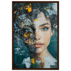 Alivia-Arts IN PIECES – Schönheit im Zerfall - Gerahmtes Poster