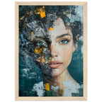 Alivia-Arts IN PIECES – Schönheit im Zerfall - Gerahmtes Poster