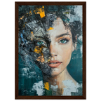 Alivia-Arts IN PIECES – Schönheit im Zerfall - Gerahmtes Poster