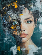 Alivia-Arts IN PIECES – Schönheit im Zerfall - Leinwand