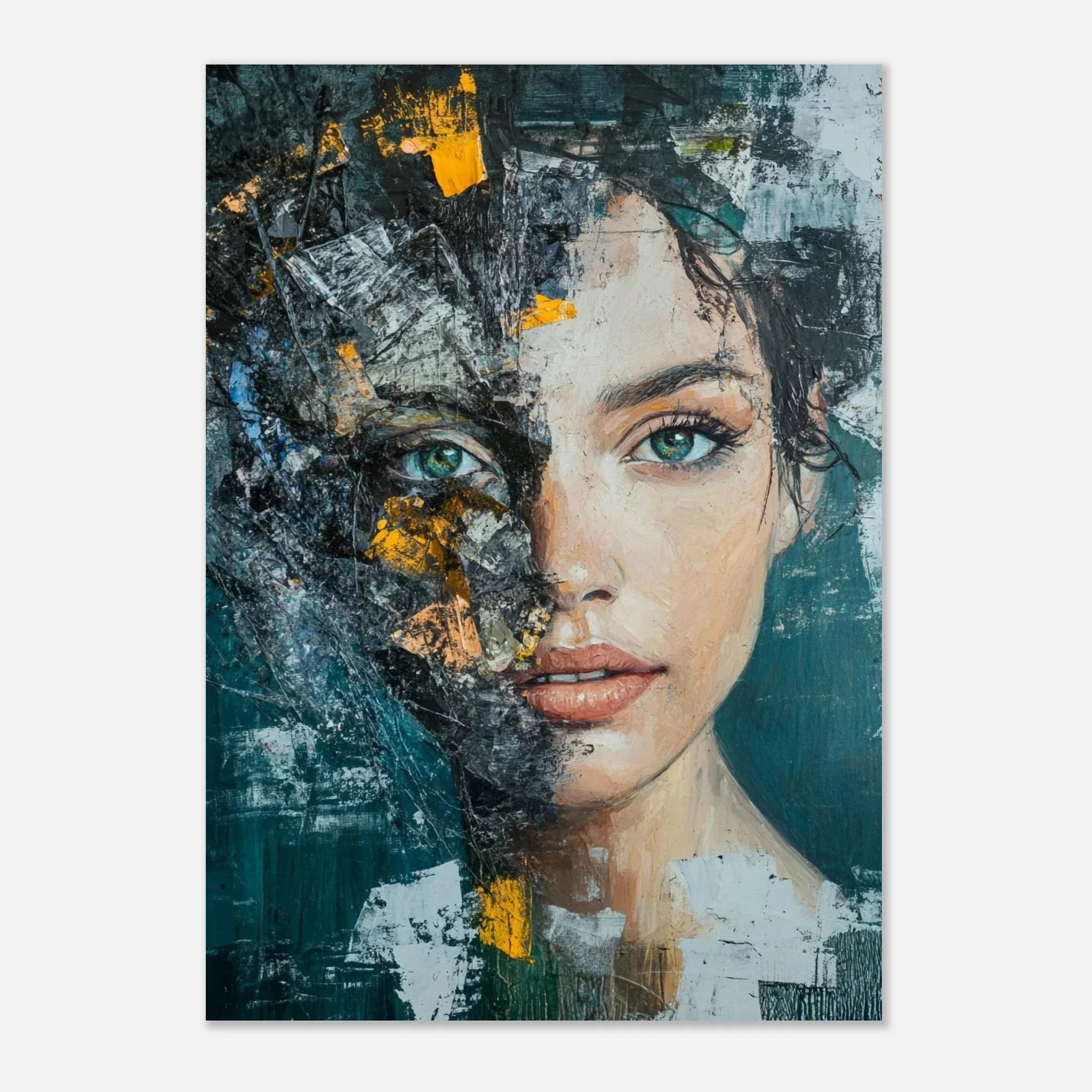 Alivia-Arts IN PIECES – Schönheit im Zerfall - Poster