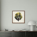 Alivia-Arts ISLE OF STILLNESS – Wo Erde fliegt - Gerahmtes Poster