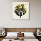 Alivia-Arts ISLE OF STILLNESS – Wo Erde fliegt - Leinwand