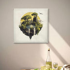 Alivia-Arts ISLE OF STILLNESS – Wo Erde fliegt - Leinwand