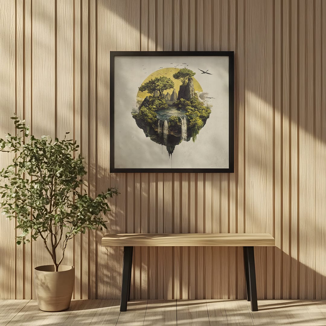 Alivia-Arts ISLE OF STILLNESS – Wo Erde fliegt - Poster