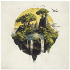 Alivia-Arts ISLE OF STILLNESS – Wo Erde fliegt - Poster