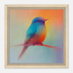 Alivia-Arts LEICHTIGKEIT DES MORGENS – Die pastellene Bühne - Gerahmte Leinwand