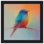 Alivia-Arts LEICHTIGKEIT DES MORGENS – Die pastellene Bühne - Gerahmte Leinwand