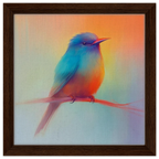 Alivia-Arts LEICHTIGKEIT DES MORGENS – Die pastellene Bühne - Gerahmte Leinwand