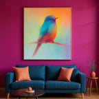 Alivia-Arts LEICHTIGKEIT DES MORGENS – Die pastellene Bühne - Gerahmtes Poster