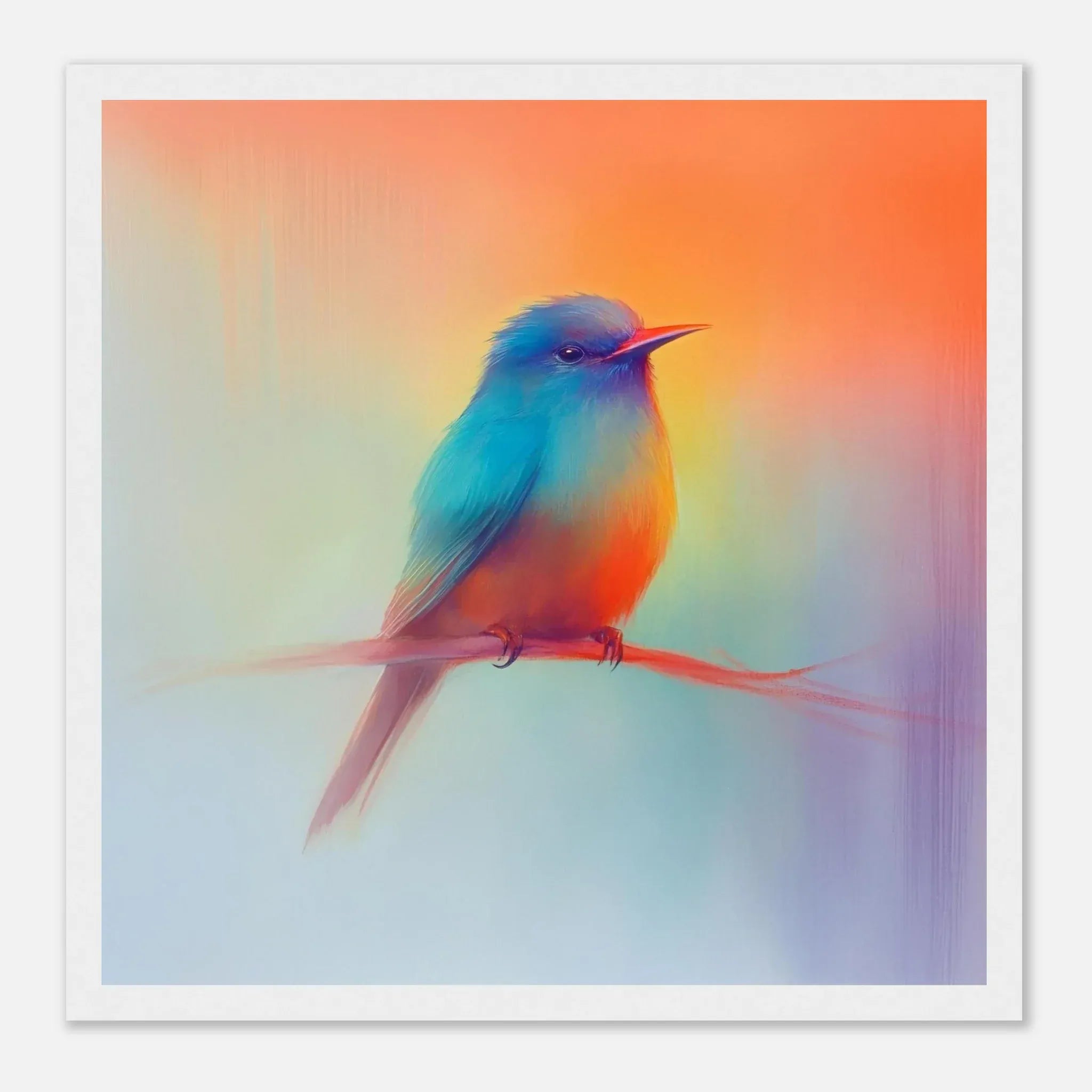 Alivia-Arts LEICHTIGKEIT DES MORGENS – Die pastellene Bühne - Gerahmtes Poster