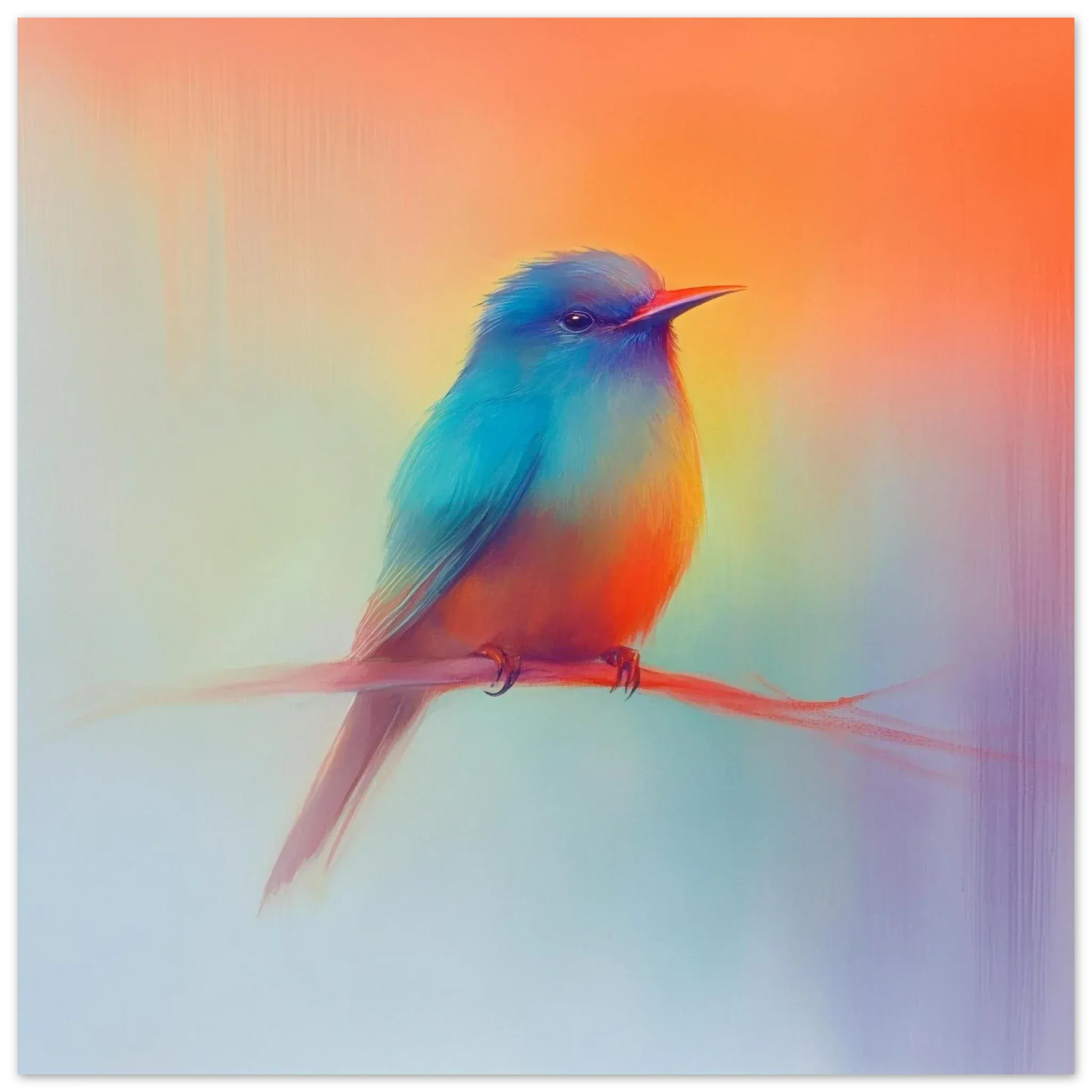 Alivia-Arts LEICHTIGKEIT DES MORGENS – Die pastellene Bühne - Poster