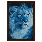 Alivia-Arts LÖWENCHAKRA – Krafttier im Energiefluss - Gerahmte Leinwand