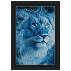 Alivia-Arts LÖWENCHAKRA – Krafttier im Energiefluss - Gerahmte Leinwand