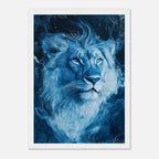 Alivia-Arts LÖWENCHAKRA – Krafttier im Energiefluss - Gerahmtes Poster