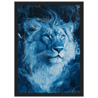 Alivia-Arts LÖWENCHAKRA – Krafttier im Energiefluss - Gerahmtes Poster