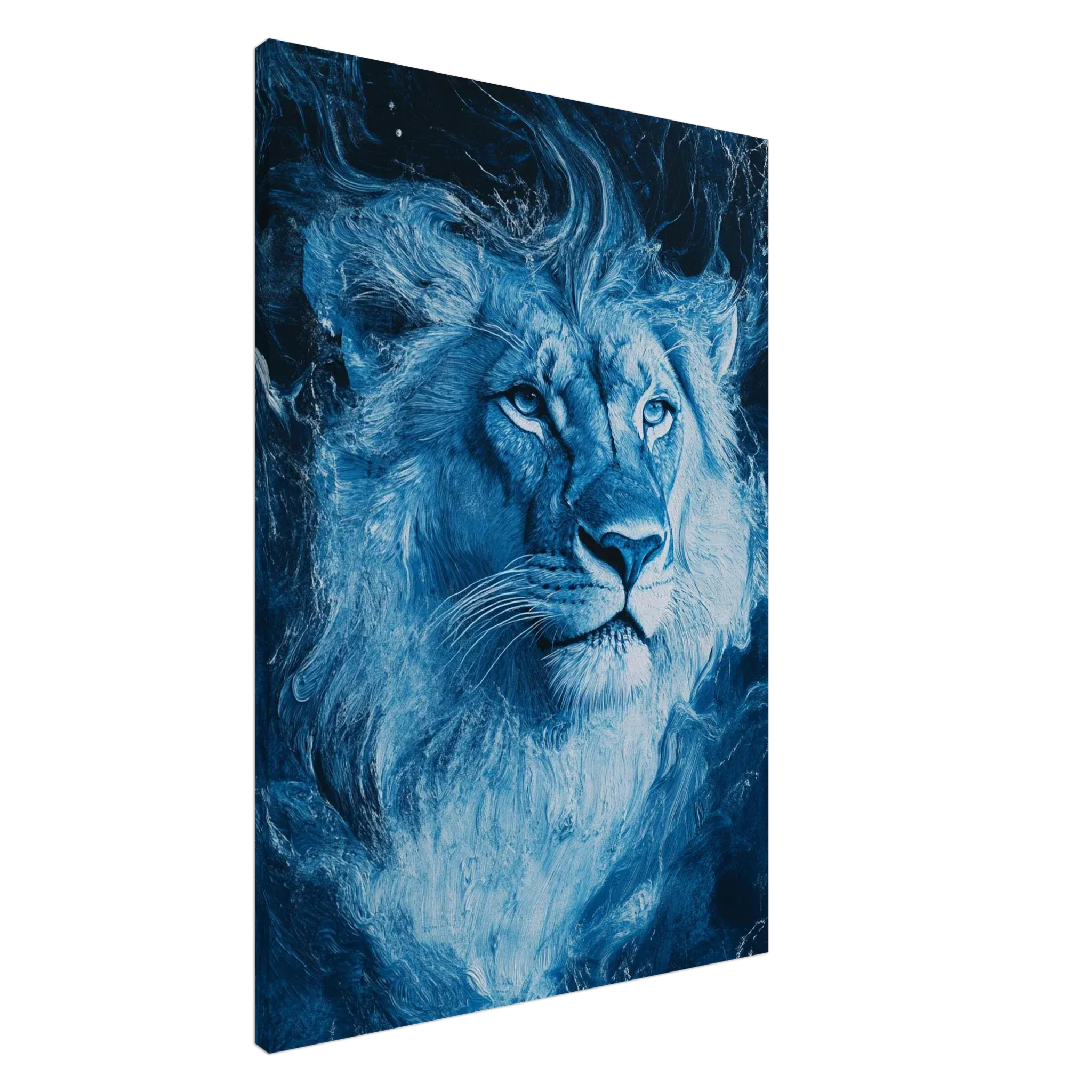 Alivia-Arts LÖWENCHAKRA – Krafttier im Energiefluss - Leinwand