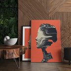 Alivia-Arts MIND WAVES – Stille in Bewegung - Gerahmte Leinwand