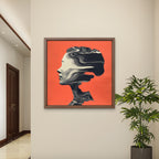 Alivia-Arts MIND WAVES – Stille in Bewegung - Gerahmtes Poster