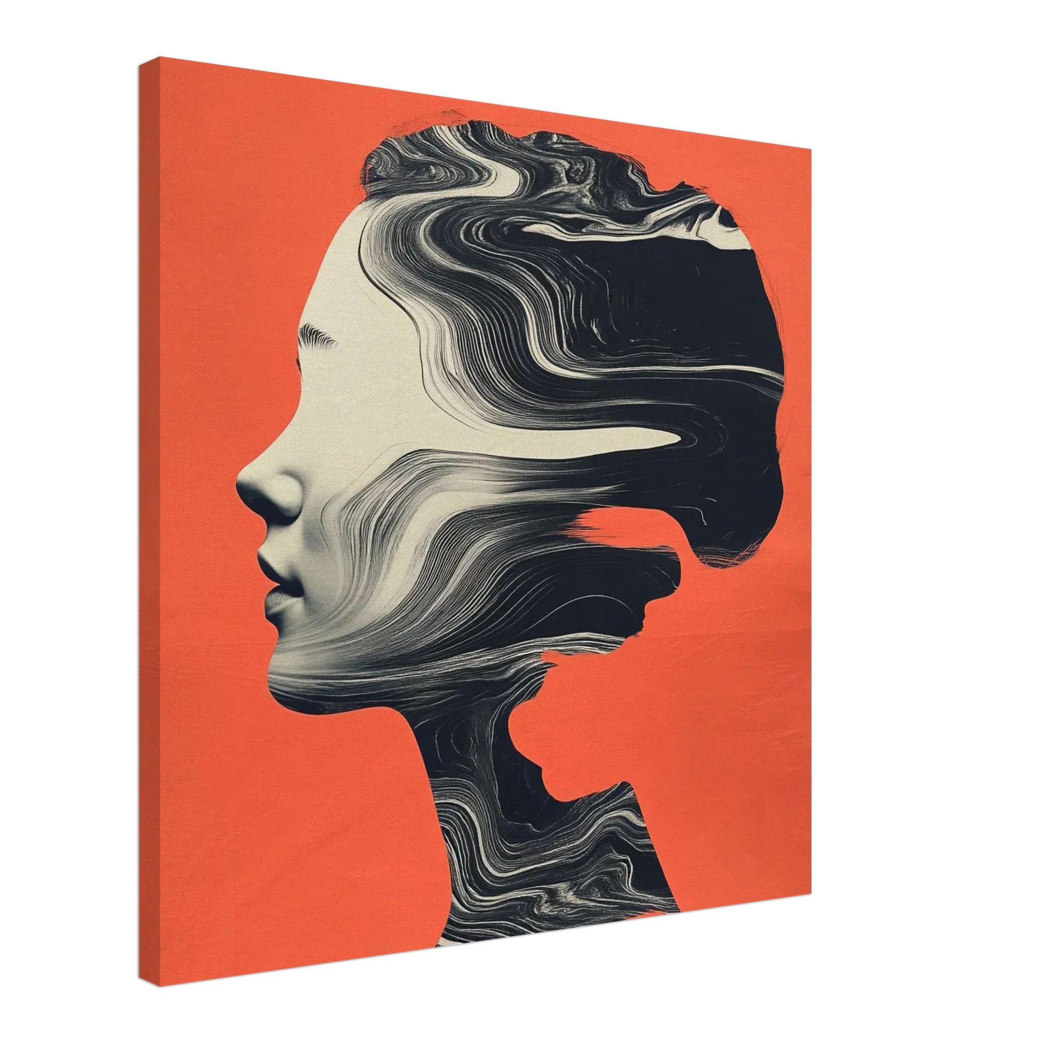 Alivia-Arts MIND WAVES – Stille in Bewegung - Leinwand