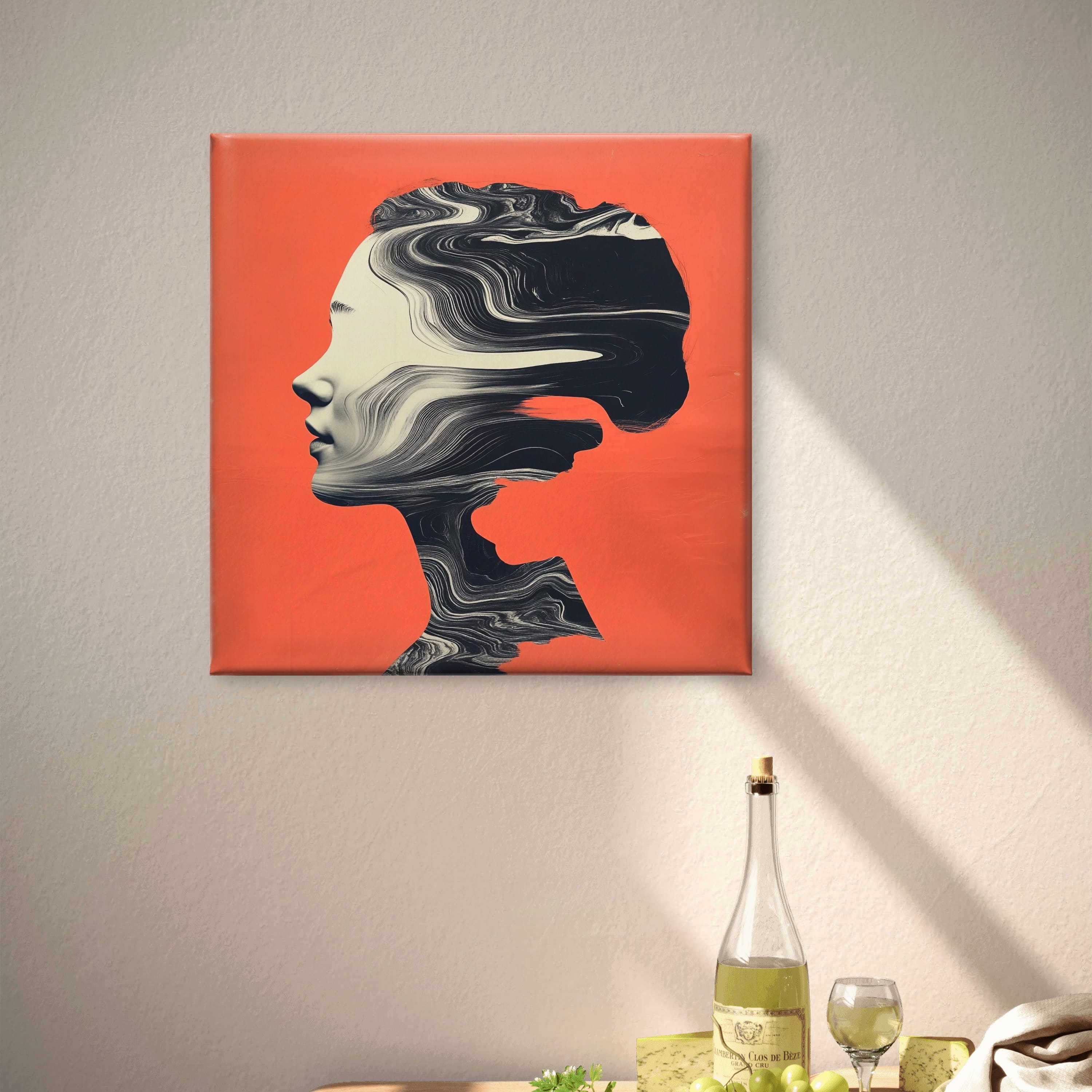 Alivia-Arts MIND WAVES – Stille in Bewegung - Leinwand