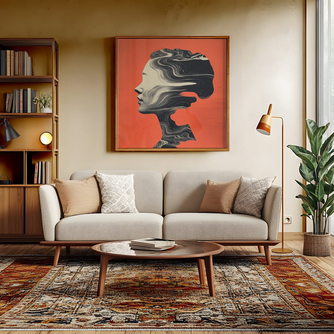 Alivia-Arts MIND WAVES – Stille in Bewegung - Poster