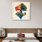 Alivia-Arts SEASONS WITHIN – Der Baum des Wandels - Leinwand