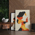 Alivia-Arts SHE SHAPES – In Farbe geformt - Gerahmte Leinwand