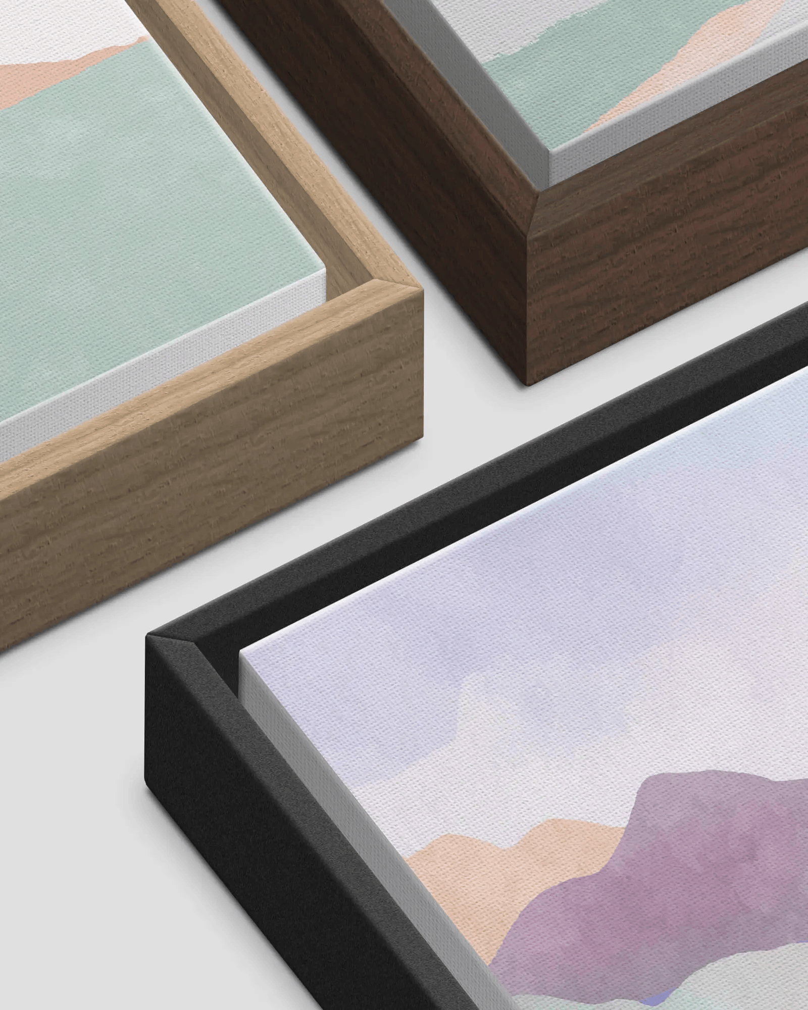 Alivia-Arts SHE SHAPES – In Farbe geformt - Gerahmte Leinwand