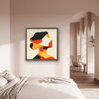 Alivia-Arts SHE SHAPES – In Farbe geformt - Gerahmtes Poster