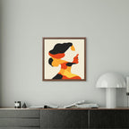 Alivia-Arts SHE SHAPES – In Farbe geformt - Gerahmtes Poster