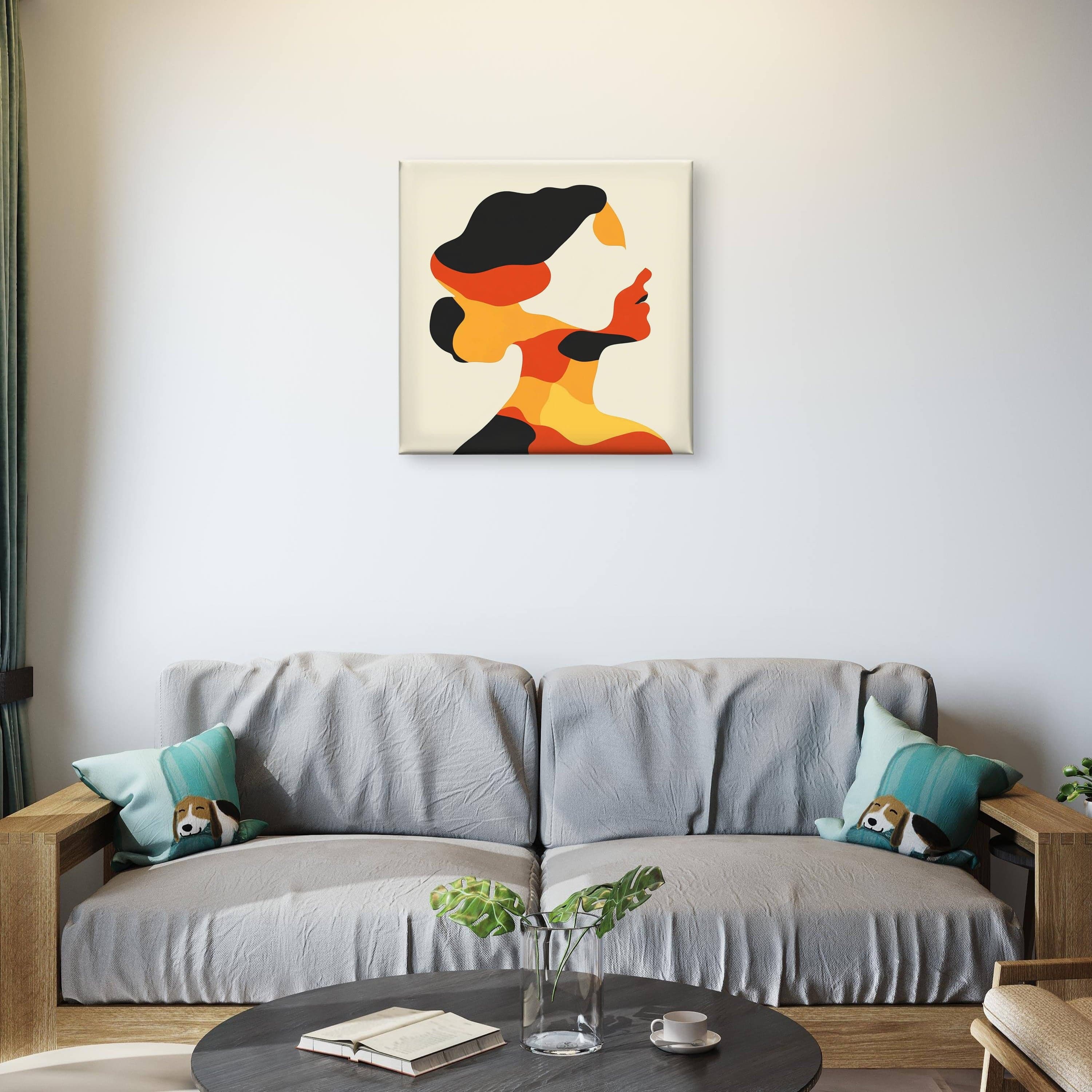 Alivia-Arts SHE SHAPES – In Farbe geformt - Leinwand