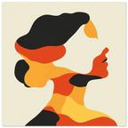 Alivia-Arts SHE SHAPES – In Farbe geformt - Poster