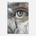 Alivia-Arts SILVER EYE – Blick aus einer anderen Welt - Leinwand