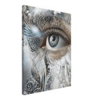 Alivia-Arts SILVER EYE – Blick aus einer anderen Welt - Leinwand