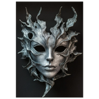Alivia-Arts SILVER SHADE – Maske der Stille - Poster