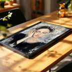 Alivia-Arts SOUL REST – Wo Gedanken leise werden - Gerahmte Leinwand