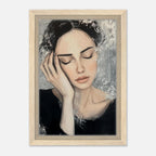 Alivia-Arts SOUL REST – Wo Gedanken leise werden - Gerahmte Leinwand