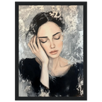 Alivia-Arts SOUL REST – Wo Gedanken leise werden - Gerahmtes Poster