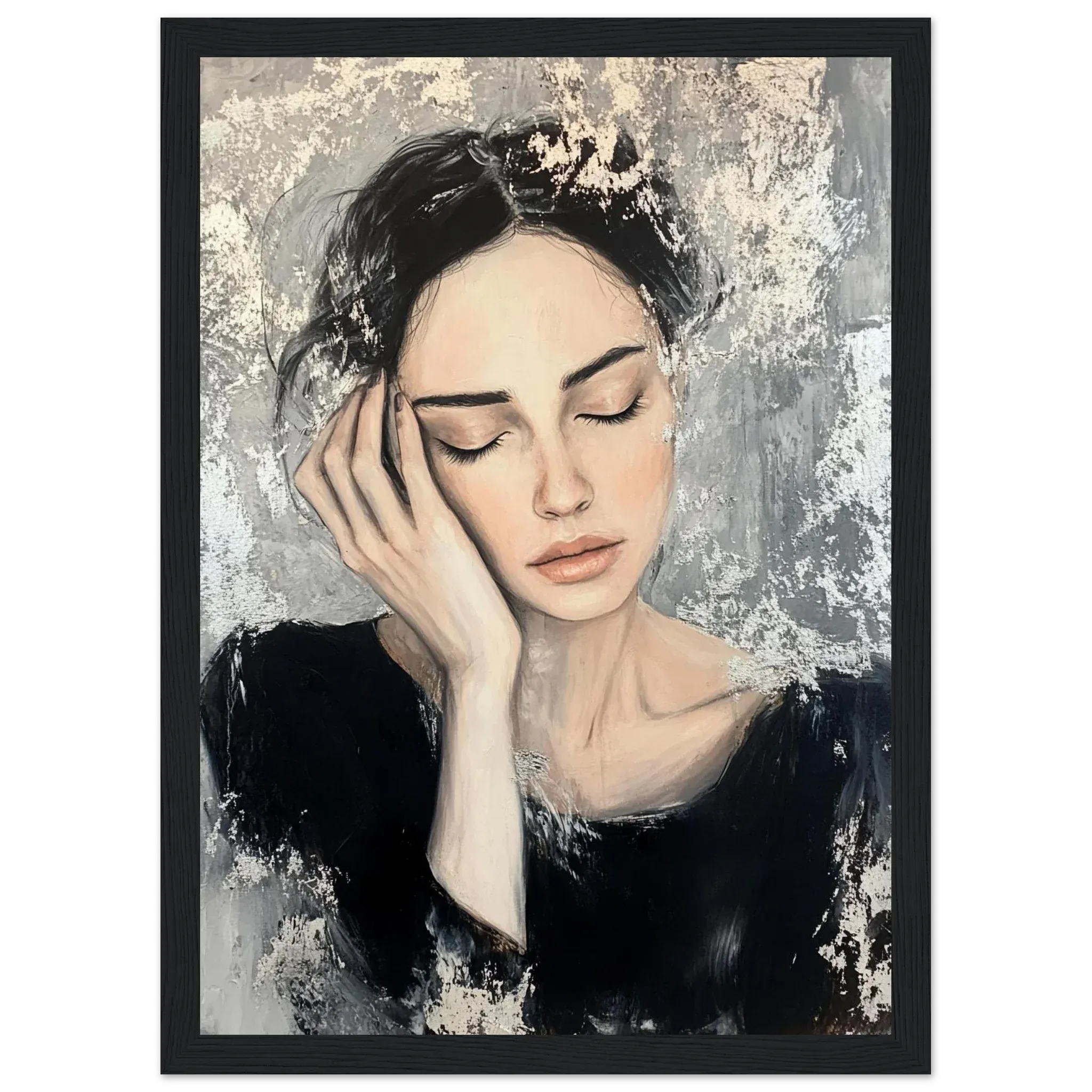 Alivia-Arts SOUL REST – Wo Gedanken leise werden - Gerahmtes Poster