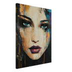 Alivia-Arts STILL UND STARK - Abstraktes Frauenportrait - Leinwand