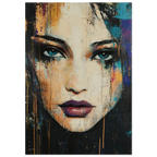 Alivia-Arts STILL UND STARK - Abstraktes Frauenportrait - Poster