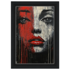 Alivia-Arts STILLER SCHATTEN - Zwischen Licht und Dunkel - Gerahmte Leinwand