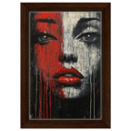 Alivia-Arts STILLER SCHATTEN - Zwischen Licht und Dunkel - Gerahmte Leinwand