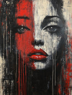 Alivia-Arts STILLER SCHATTEN - Zwischen Licht und Dunkel - Gerahmtes Poster