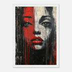 Alivia-Arts STILLER SCHATTEN - Zwischen Licht und Dunkel - Gerahmtes Poster