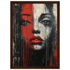 Alivia-Arts STILLER SCHATTEN - Zwischen Licht und Dunkel - Gerahmtes Poster