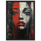 Alivia-Arts STILLER SCHATTEN - Zwischen Licht und Dunkel - Gerahmtes Poster