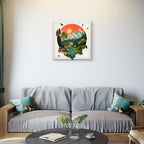 Alivia-Arts STILLES TAL – Harmonie in Farbe und Form - Leinwand