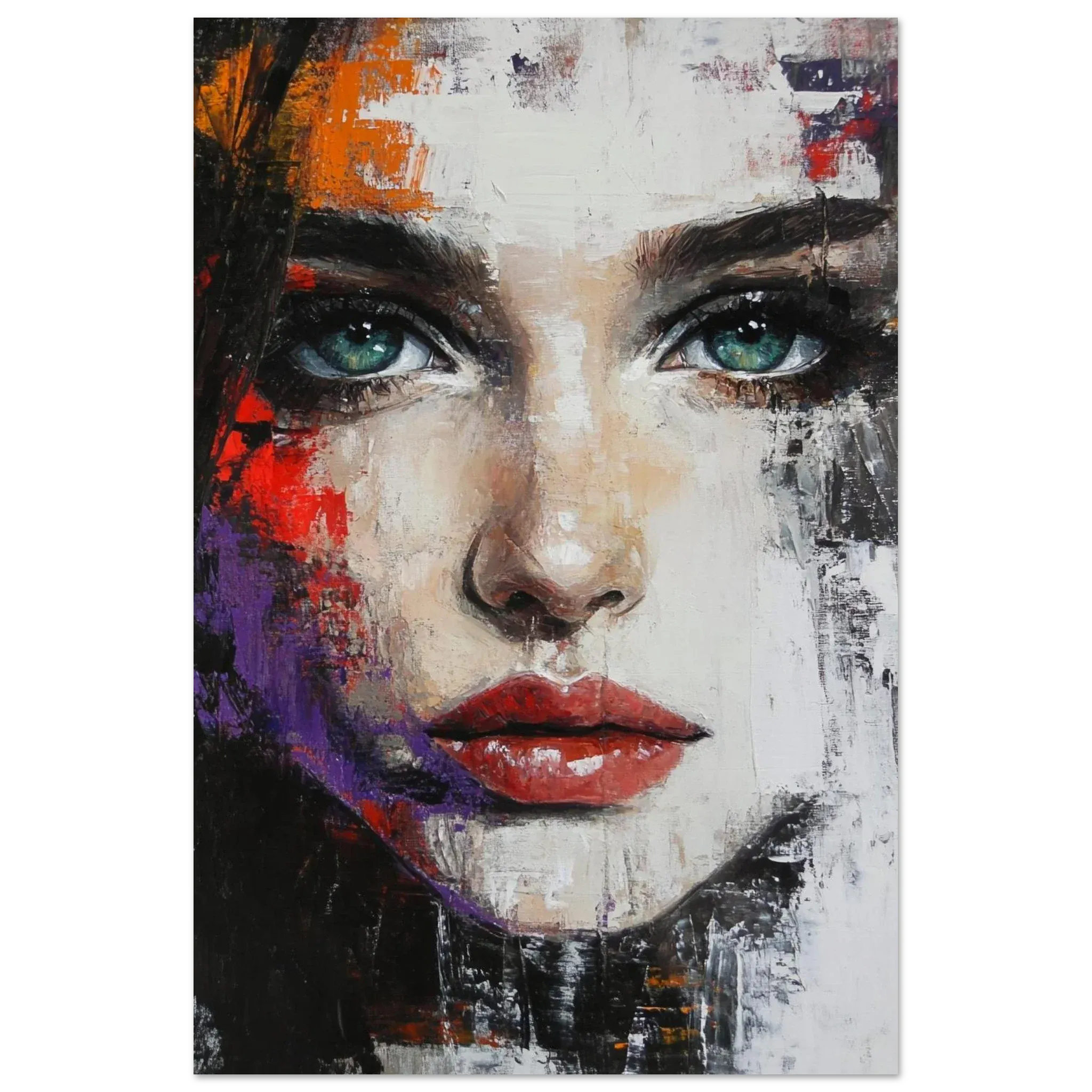 Alivia-Arts TIEFER BLICK - Kraftvolle Schönheit in Fragmenten - Poster